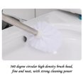 thumbnail image 5 of Toilet Brush Head, Angle Simple Replacement Brush Head, Toilet Bowl Brush Head, Toilet Bowl Cleaning Brushes, Toilet Scrubber, Brush Wand 13.77inch, 5 of 8