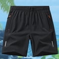 thumbnail image 2 of IhhxPro Big & Tall Men's Athletic Shorts with Pockets and Elastic Drawstring Waist, Beach Quick-Dry Lightweight Loose Fit Summer Running Gym Casual 3XL, 2 of 9