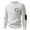 White, variant on Men's Crew Neck Knit Sweater Long Sleeve Zigzag Pattern Casual Pullover Winter Top