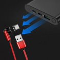 thumbnail image 4 of Chmadoxn Magnetic Data Cable USB Adapter Type-C Connector Support USB Charge Mobile Phone Laptops Tablets charging cable, 4 of 4