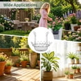 thumbnail image 6 of 2 Pack Adjustable Planter Insert for 12-18 in Wide Top Opening Pots, Plant Risers for Inside Pots with Chain Pot Fillers, Heavy-Duty Stainless Steel Stand for Wedding Decor, Tall Planters, 6 of 6