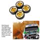 thumbnail image 2 of Llanta de rueda Tholdsy de Metal para derrape 27mm 4 piezas para 1/28 Wltoys K969 K979 K989 K999 Kyosho -Z 1/28 RC, 2 of 6
