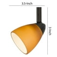 thumbnail image 5 of Benjara BM220763 Hand Blown Glass Shade Track Light Head with Metal Frame, Rustic Bronze, 5 of 5