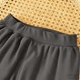 thumbnail image 6 of Gfyviroh Toddler Boys and Girls Pants Children's Thick Winter Warm Pants Casual Cotton Pleated Cuffed Trousers,3-15 Years, 6 of 6
