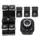 thumbnail image 1 of Terisass 5ND959565B 5Pcs Espejo Retrovisor del Coche Interruptor de Control de la Ventana de Energía Set 5ND959857 para MK5 MK6 B6 3C Rabbit 2006 2007 2008 2009 2010 2011 2012 ANGGREK Otros, 1 of 8