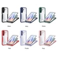 thumbnail image 1 of Funda para Samsung Galaxy A15, carcasa transparente a prueba de golpes de grado militar con protector de pantalla incorporado, protección total de 360 grados, cubierta de parachoques de doble cara,, 1 of 5