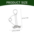 thumbnail image 3 of Outdoor Stakes 4pcs Spring Buckle Fishbone Nail Tent Rope Buckle Tents Tent Nails Fish Bone Tool Tent Rope Tensioner, 3 of 8