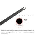 thumbnail image 3 of Uxcell Spring Tube Bender Steel Spring Pipe 500mm/19.69 inch Long for 12mm 0.47 inch Pipe Black 11x700mm, 3 of 6