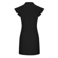 thumbnail image 5 of FcBaudy Robe Sans Manches à Col Rond, Robes d'Été pour Femmes, Robes de Mode Décontractées pour Femmes, Robes d'Été Sans Manches à Fermeture Éclair, Mini Robe pour Femmes, 5 of 5