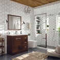 thumbnail image 6 of Eviva Lugano 36" Rosewood Modern Bathroom Vanity w/ White Integrated Top, 6 of 7