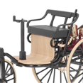thumbnail image 3 of 1:12 Scale Classic Tricycle Model Ornaments High Simulation Retro Alloy Car Model Decoration for Home Black, 3 of 4