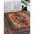 thumbnail image 2 of Ahgly Company Indoor Rectangle Traditional Saffron Red Persian Area Rugs, 5' x 7', 2 of 6