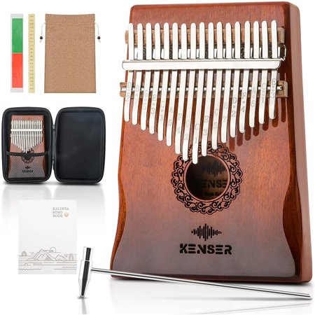 KENSER Kalimba Thumb Piano 17 Keys Acacia Mbira Finger Piano Musical Instrument