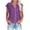 Purple, variant on Womens Work Shirts Solid Color Short Sleeve Button Up Womens Knit Tops,Purple,S