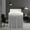 Grey, variant on Dorm Room Bed Skirt, 32/36" Drop Long Dorm Room Bed Skirt College Dorm Bed Skirt, Ruffled Dorm Sized College Dorm Bed Skirt