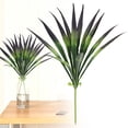 thumbnail image 2 of Outdoor Fake Plants, Binkne Uv Resistant Artificial Tropical Plants Flowers Faux Garden Grass Plants Décor Fall Winter Summer Planters Patio Front Door Porch Plastic Bushes & Shrubs Decoration, 2 of 9
