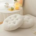 thumbnail image 3 of 1 PCS Fleece Chair Cushion Soft Warm Fuzzy Plush Chair Pads Washable Stool Cushion for Indoor Dining Room and Kitchen Chairs, 3 of 7