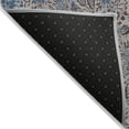 thumbnail image 4 of HomeRoots 580452 9 x 12 ft. Floral Washable Indoor & Outdoor Rectangle Area Rug, Brown & Blue, 4 of 5