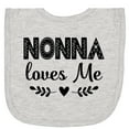 thumbnail image 2 of Inktastic Nonna Baby Clothes Grandchild Newborn Bib, 2 of 3