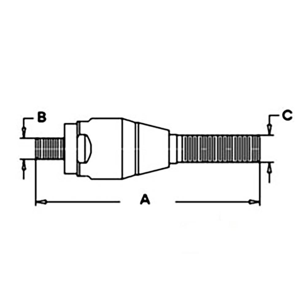 RAParts WN-340054 Tie Rod, Inner, Ball Joint Fits Massey Ferguson 3050 3060 4225 4235 4243 4245 4253 4255 4263 4270 6150 365 375 390 398 399