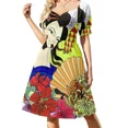 thumbnail image 2 of The Geisha Short-Sleeved Dress birthday dresses for women women's luxury party dress, 2 of 7