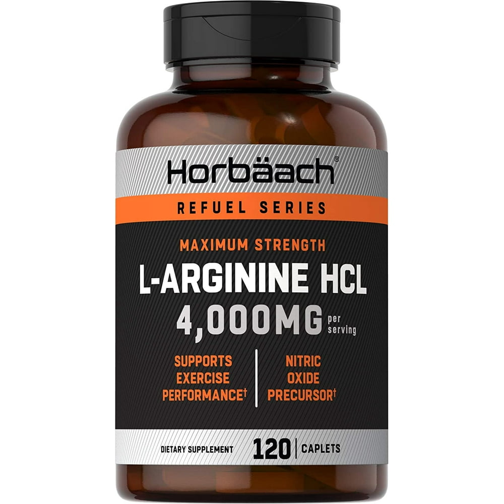 L Arginine 4000 mg 120 Caplets Maximum Strength Nitric Oxide