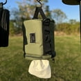 thumbnail image 4 of Bolsa de almacenamiento de papel en rollo portátil útil soporte para pañuelos para acampar al aire libre y senderismo, 4 of 6
