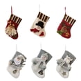 thumbnail image 4 of Bearachild Navidad calcetín chimenea pared interior árbol de Navidad colgante pelusas fiesta atmósferas Festival Año Nuevo decoración bolsa Kits de decoración para fiestas Anciano Tipo 2 Bearachild HA069817-04B, 4 of 6
