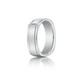 thumbnail image 2 of Benchmark� 7mm Comfort-fit High Polished Four-sided Carved Design Wedding Band Ring, 2 of 9