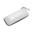 thumbnail image 1 of Estuche para gafas de diseño con cremallera de 1 pieza, duradero, almacenamiento de gafas, blanco, 1 of 5