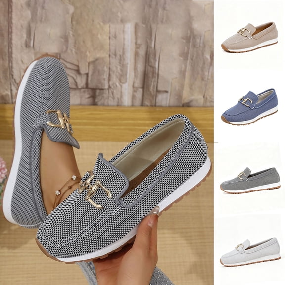 Taqqpue Women Shoes Under 15 Dollars Women's Versatile On Shoes With Tassel Embellishments Plus Size For Spring And Summer Trendy Comfortable Shoes. for Women