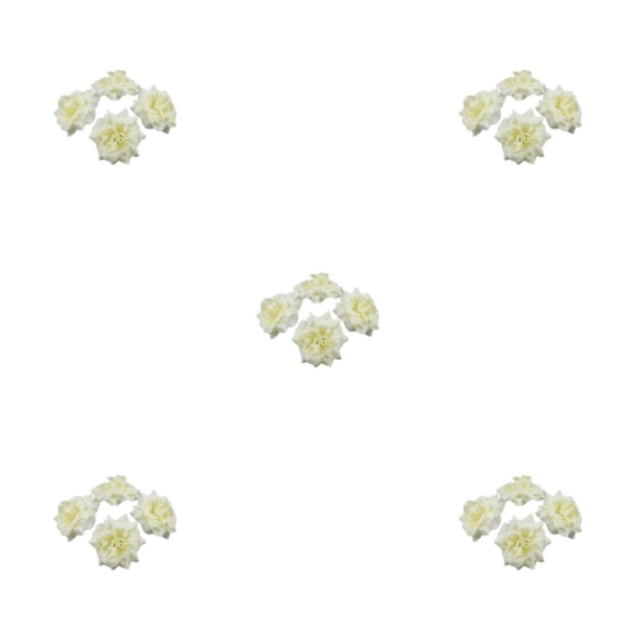 Redempat 50pcs/set Realistic Appearance Fabric For Natural Looking Clothing Birthday Multiple Colors Available Wide Application Cream 4.5cm 5Set