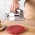 thumbnail image 3 of Smash Burger Press, Prensa para Hamburguesas, Hamburguesa Prensa de Carne, Prensa Redonda para Hamburguesas de Acero Inoxidable, 3 of 4