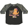 thumbnail image 3 of Inktastic Bring Back the 90s Cool Orange Cat Boys or Girls Toddler T-Shirt, 3 of 5