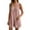 Dirty Pink, variant on Ekouaer Women Rompers Summer Short Overalls Waffle Jumpsuit Casual One Piece Beach Outfits Vacation Clothes