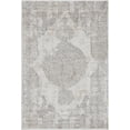 Oregon Collection Rug 4' x 6' Ivory LowPile Rug Perfect For