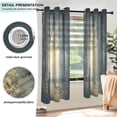 thumbnail image 3 of Yayeee Window Curtains Light Filtering 63"x42" Grommet Panel Pair Home Living Room Decor, Retro Forest, 3 of 7