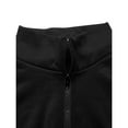 thumbnail image 4 of Two-Piece Women’s Fleece-Lined Half-Zip Mock Neck Tracksuit Set, Waist-Cinched Sweatshirt and Drawstring Pants, Warm Cozy Casual Lounge Outfit for Daily Wear, 4 of 6