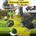 thumbnail image 4 of TFixol Coupe-Bordures Électrique Pliant Sans Fil avec Tête Réglable, Roues Doubles et Verrou de Sécurité - Design Pliable à 90°, 2 Batteries et Chargeur Inclus, Norme US 110V, Noir, 4 of 6