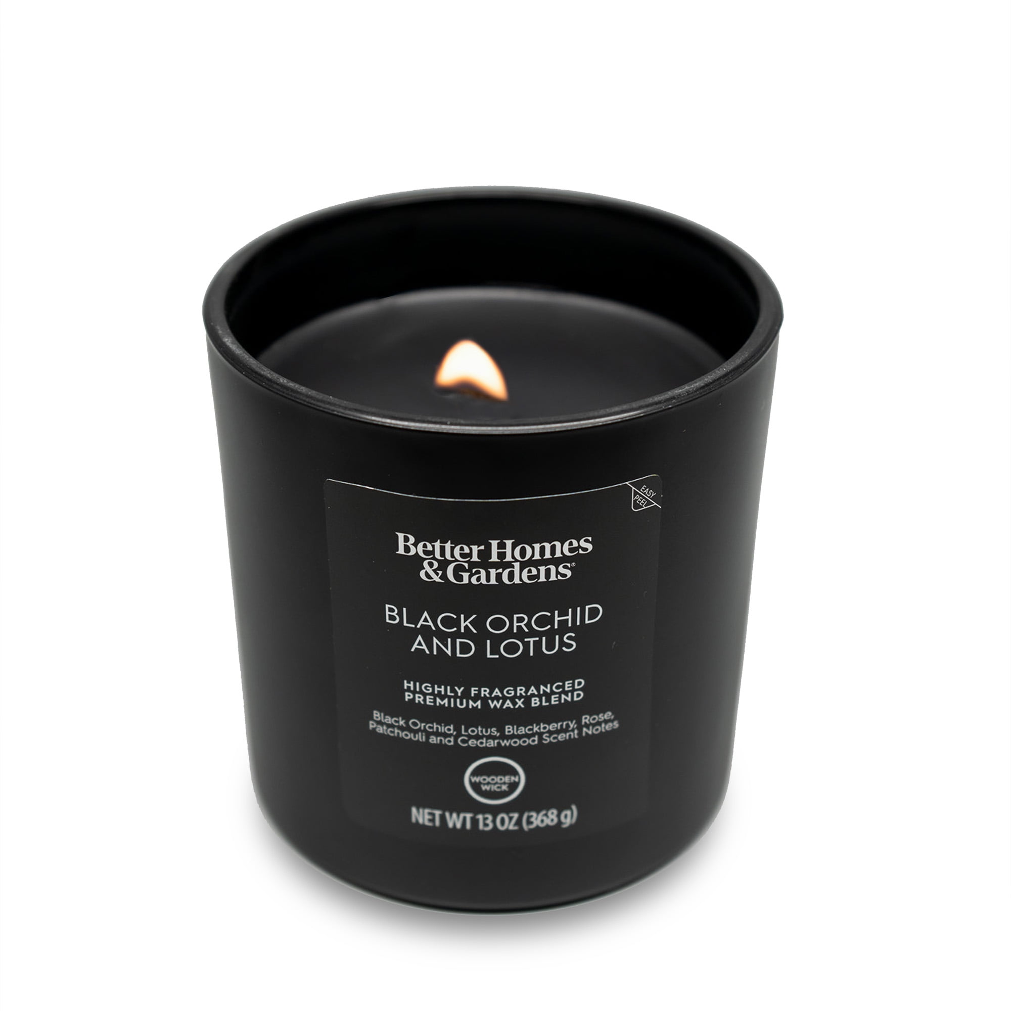 Better Homes & Gardens 13oz Black Orchid and Lotus Scented Wooden Wick Jar Candle  (图2) Better Homes & Gardens 13oz Black Orchid and Lotus Scented Wooden Wick Jar Candle  (图2)