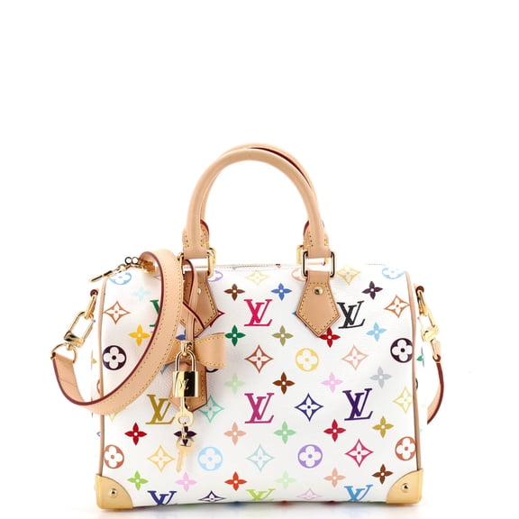 Pre-Owned x Takashi Murakami Speedy Soft Bandouliere Bag Monogram Multicolor 25 By Rebag