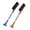 Blue+Red, variant on Sulaicai 24'' Car Snow Brush and Ice Scrapers for Car Windshield, Detachable Bristle Head Snow Brush & Tough Window Snow Scraper with Aluminium Body, Snow Removal Winter Car Accessories, Red