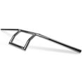 thumbnail image 2 of Krator Motorcycle Handlebar 1" Chrome Box Window Attack Style Compatible with Yamaha Majesty XC 125 180 200 400, 2 of 6