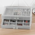 thumbnail image 5 of Bobasndm Jewelry Container Easy to Clean  Classified Jewelries Display Box Convenient Useful Dresser Decor, 5 of 7