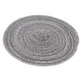 thumbnail image 1 of Vajilla Manteles individuales Mesa de cena Manteles individuales Ramie Knitting Pad Mat 18cm Gris Zulema Plantilla redonda, 1 of 6