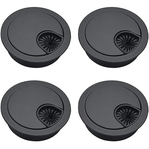 Computer Grommet 60mm, 4pcs Metal Cable Grommet, Desk Table Grommet