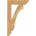 thumbnail image 3 of Ekena Millwork 3 1/2"W x 18"D x 30"H Imperial Slat Smooth Bracket, Western Red Cedar, 3 of 4