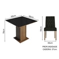 thumbnail image 3 of Juego de Comedor Madesa Oxford Anaju Mesa y 4 Sillas, 3 of 10