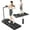 Black, variant on Tomile Walking Pad Treadmill with Handle Bar, Folding Treadmill 300lbs Capacity, Portable Walking Pad with Remote Control