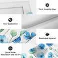 thumbnail image 6 of Blue Green Spring Floral Outdoor Rug for Patio/Deck/Porch, Non-Slip Large Area Rug 3 x 5 Ft, Watercolor Summer Botanical Indoor Outdoor Rugs Washable Area Rugs, Reversible Camping Rug Carpet Runner, 6 of 8